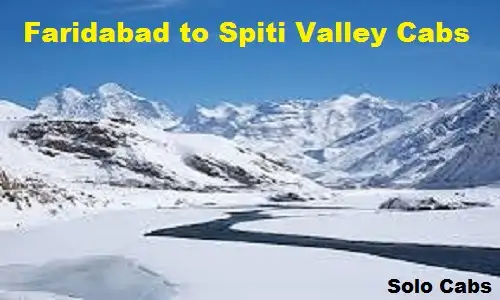 faridabad to spiti valley cabs