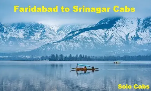faridabad to srinagar cabs
