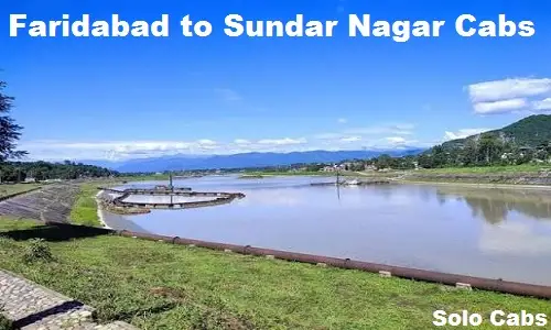 faridabad to sundar nagar cabs