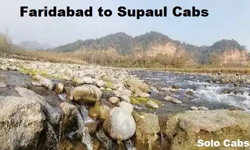faridabad to supaul cabs