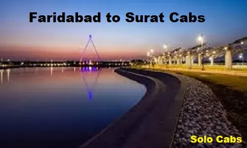 faridabad to surat cabs