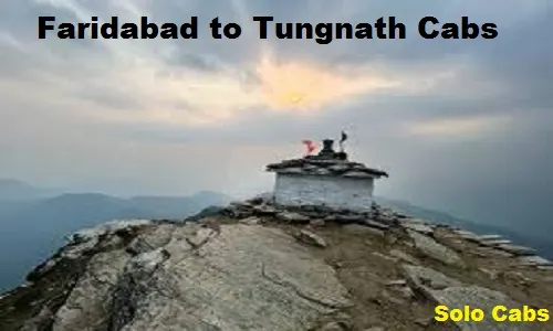 faridabad to tungnath cabs