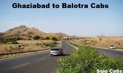 ghaziabad to balotra cabs
