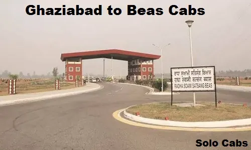 ghaziabad to beas cabs