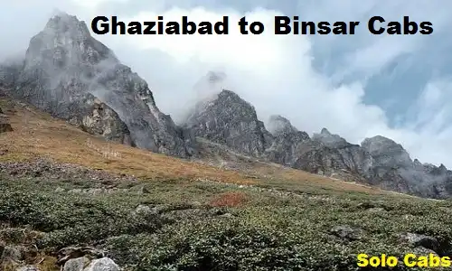 ghaziabad to binsar cabs