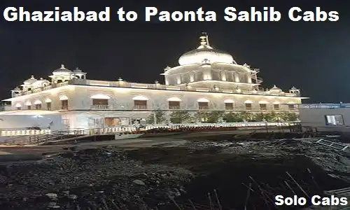 ghaziabad to paonta sahib cabs