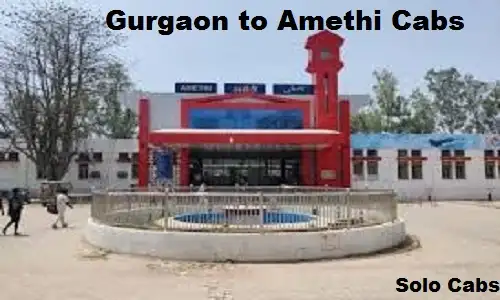 gurgaon to amethi cabs
