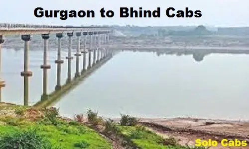 gurgaon to bhind cabs