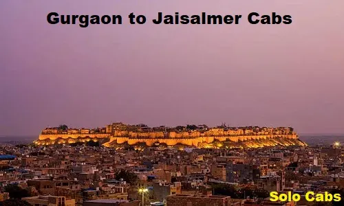 gurgaon to jaisalmer cabs