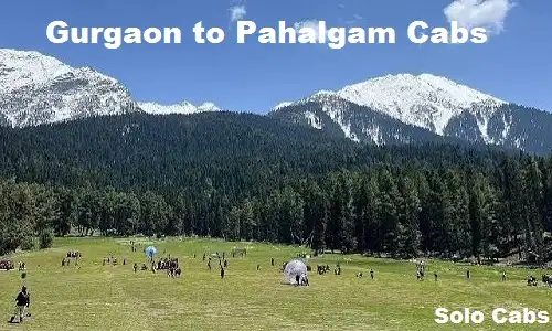 gurgaon to pahalgam cabs