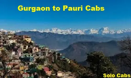 gurgaon to pauri cabs