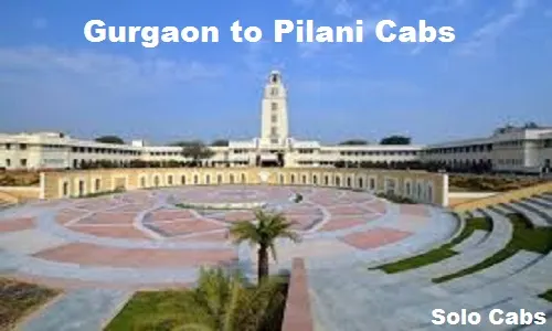 gurgaon to pilani cabs