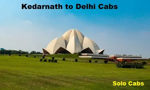 kedarnath to delhi cabs