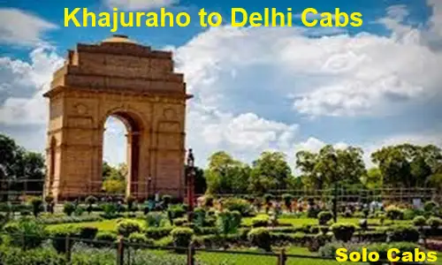 khajuraho to delhi cabs