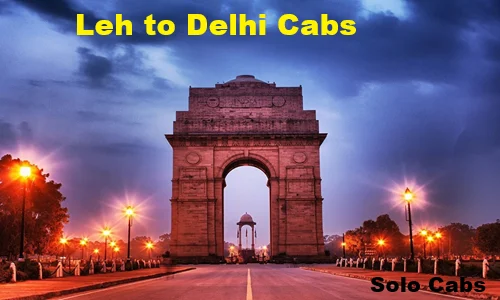 leh to delhi cabs