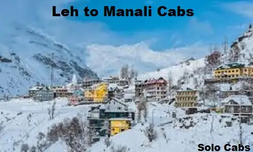 leh to manali cabs