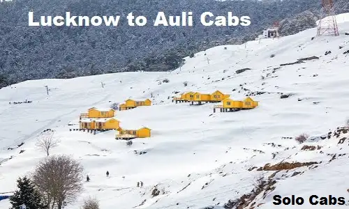 lucknow to auli cabs