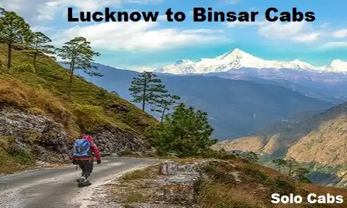 lucknow to binsar cabs