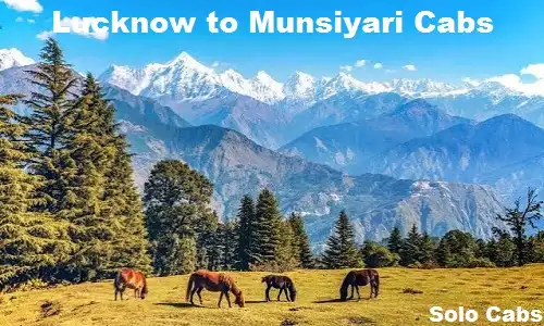 lucknow to munsiyari cabs
