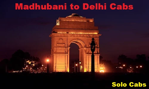 madhubani to delhi cabs
