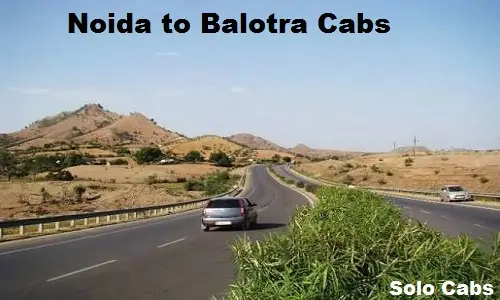 noida to balotra cabs