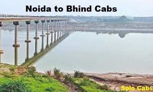 noida to bhind cabs
