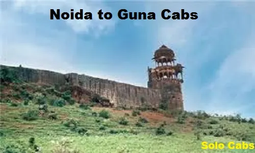 noida to guna cabs