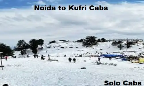 noida to kufri cabs