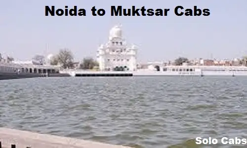noida to muktsar cabs