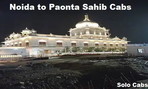 noida to paonta sahib cabs