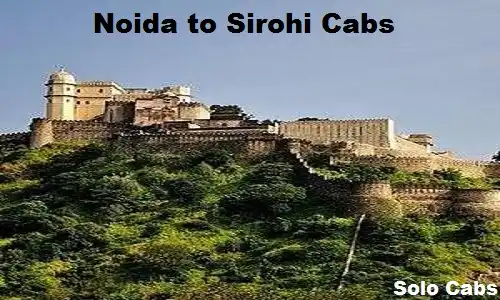 noida to sirohi cabs