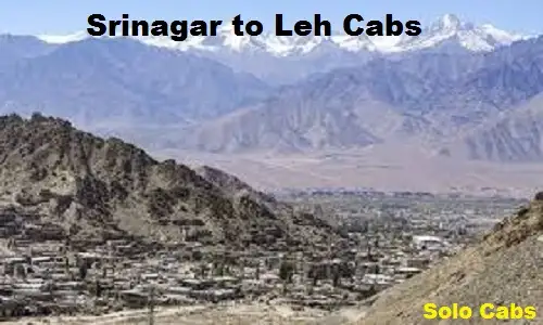srinagar to leh cabs